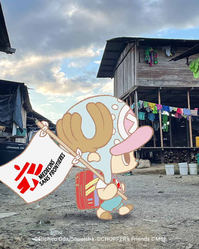 Chopper andando por el desierto